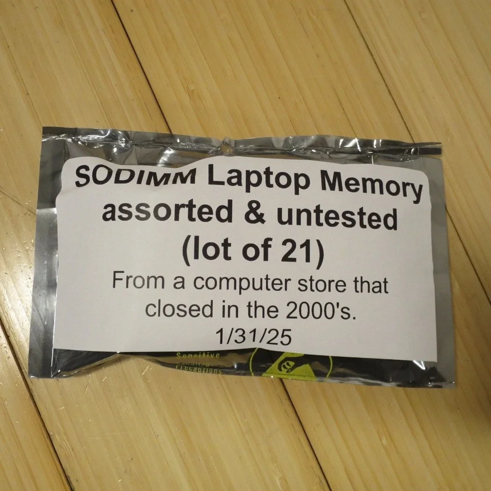 Lot of 21 Assorted‎ Brands & Sizes SODIMM Laptop Ram Memory - Untested